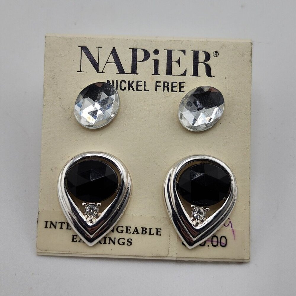 Nwt Napier Interchangeable Earrings